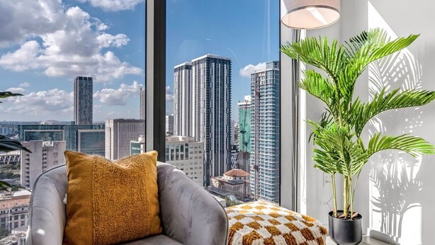 Apartment, 2 Bedrooms, Kitchen, Bay View | Interior - Alea Miami (Miami)