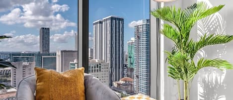 Departamento, 2 habitaciones, cocina, vista a la bahía | Interior