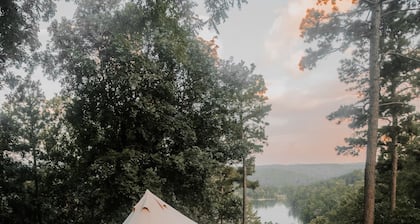 Glamping Tent w/ Lake Views in Rogers, AR