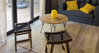 Appartement T3 avec jardin privatif entre plages, forêt & golf