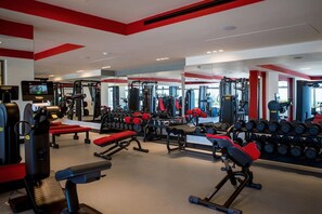 Fitness facility - Luxury Oceanfront Studio King Bed / Garza Blanca Cancun / Optional All-Inclusive (cancun)
