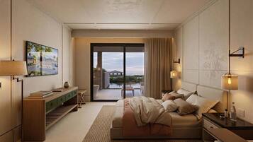 In-room safe, laptop workspace, blackout curtains