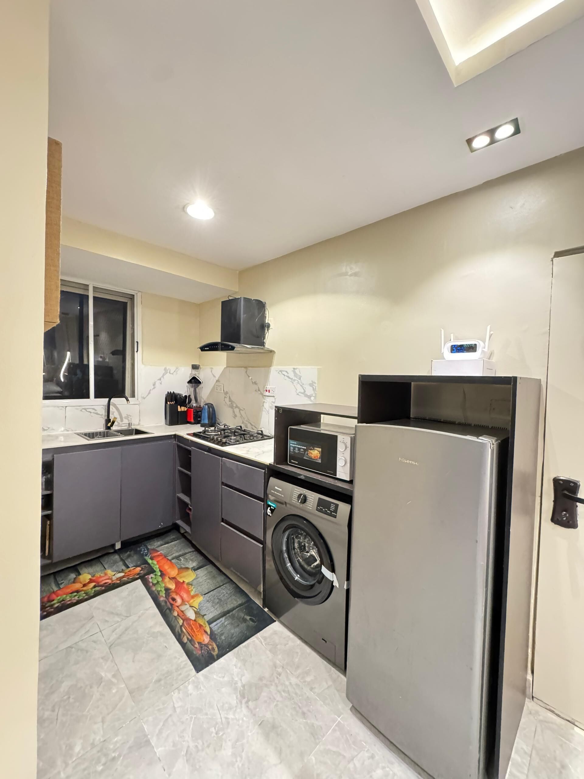 Appartamento Standard, balcone, vista città | Cucina privata