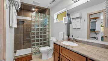 Shower, towels