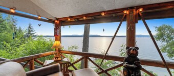 New! Entire Lakeside Estate on Flathead Lake | Private Beach, Dock & Cherry Orchard