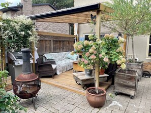 Quarto, 1 quarto, lareira | Terraço/pátio