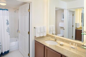 Bathroom - Residence Inn Detroit Livonia | 2 Studio Queen Rooms | Complimentary Breakfast (Livonia)