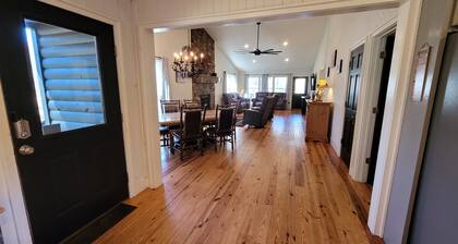 Creekside cascades is a beautiful 3 bedroom waterfront cabin on 2 acres!