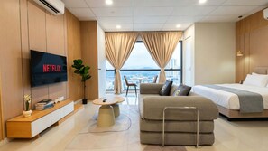 Studio | Setrika/meja setrika dan Wi-Fi gratis