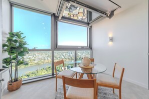 Dining - Sunrise Views on Level 57 | Queen's Wharf King Suite | Pool, Sauna & Parking (Brisbane City)