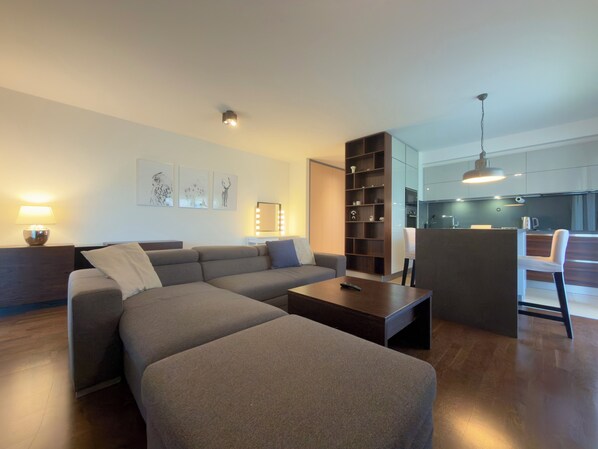 Living area - Wroclavia Spacious Apartment (Wrocław)