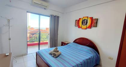 Best location, near to the beach San José and bus station. Cozy apartament.