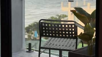 Deluxe Quadruple Room, Balcony, Partial Sea View | Interior