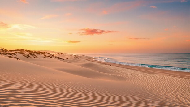 A beach with sand dunes and ocean waves. - Les Yeux Bleus: Bohemian Cottage, Petanque, and Spa, 25 Minutes from the Sea (Restinclières)