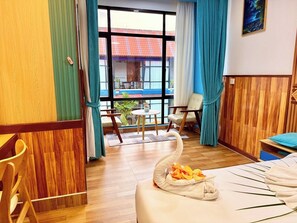 Bungalow | In-room safe, desk, iron/ironing board (on request), free WiFi - Blue Ocean Hotel Sihanoukville (Sihanoukville)