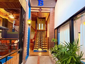 Interior entrance