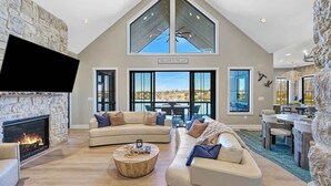 Living area - Pura Vida | Lakefront, Hot Tub, Dock + Game Room (Louisa)