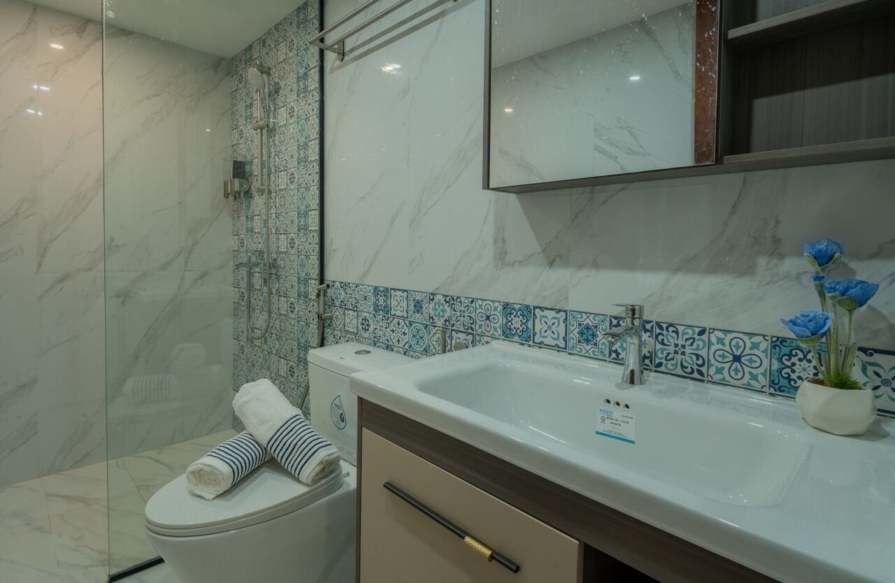 Villa Deluxe, vue jardin | Salle de bain