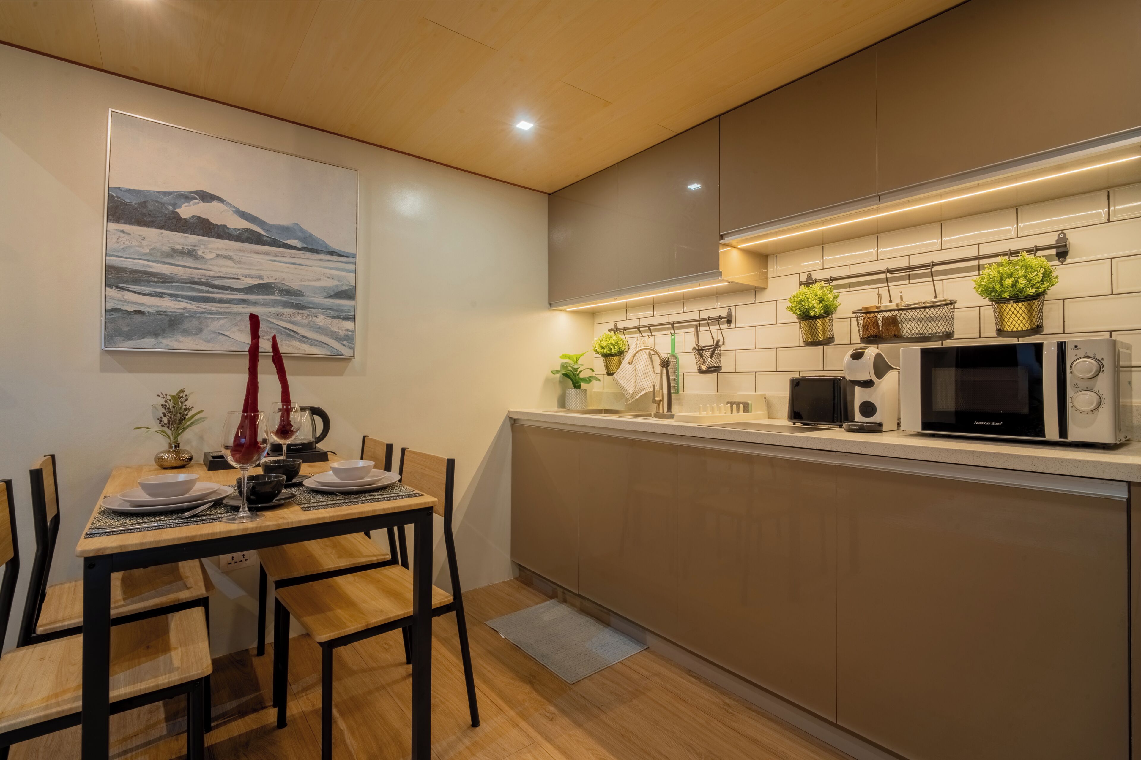 Deluxe Villa, Garden View | Private kitchen