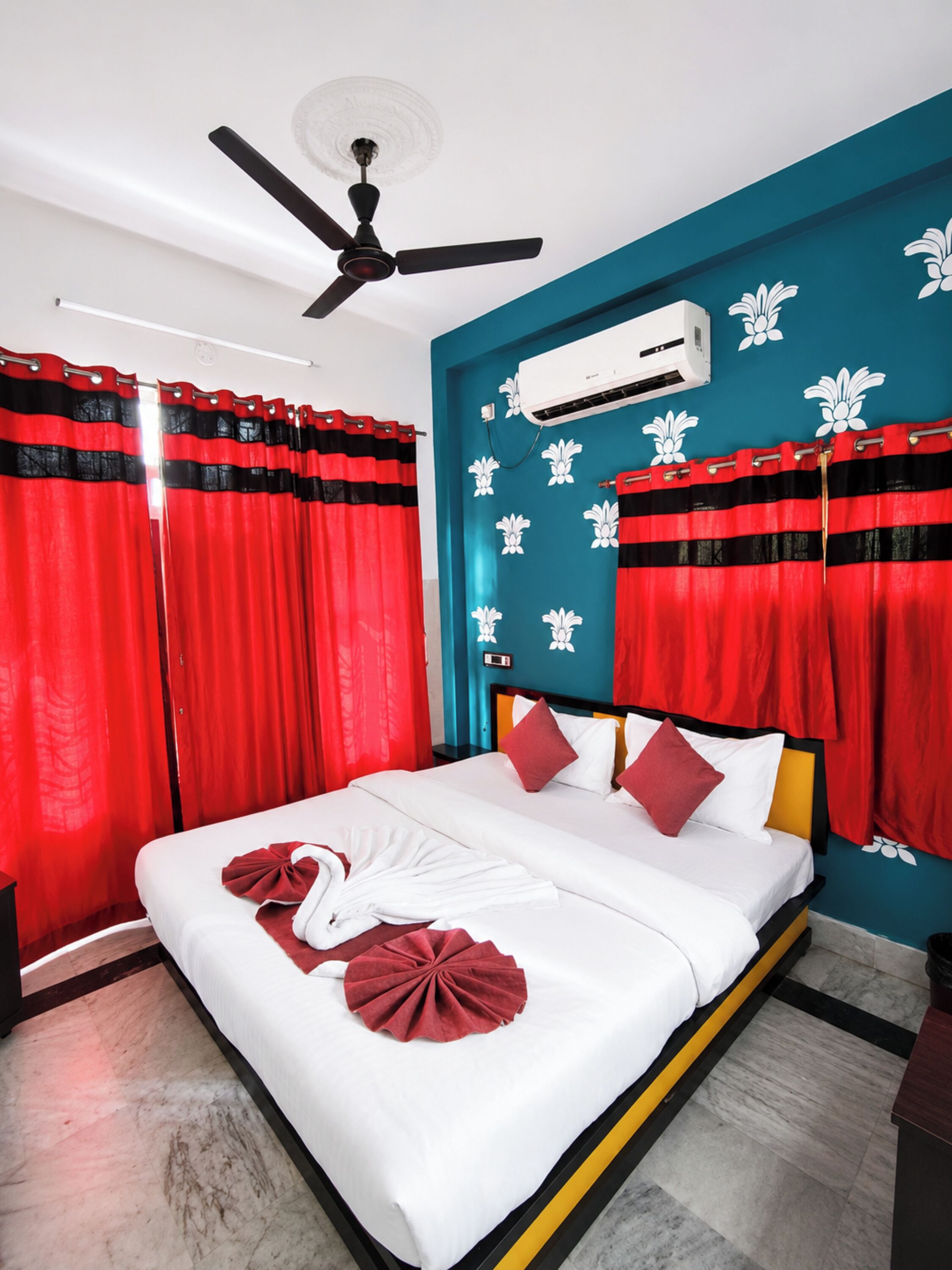 Deluxe Double Room, Penyaman udara | Pemandangan dari bilik