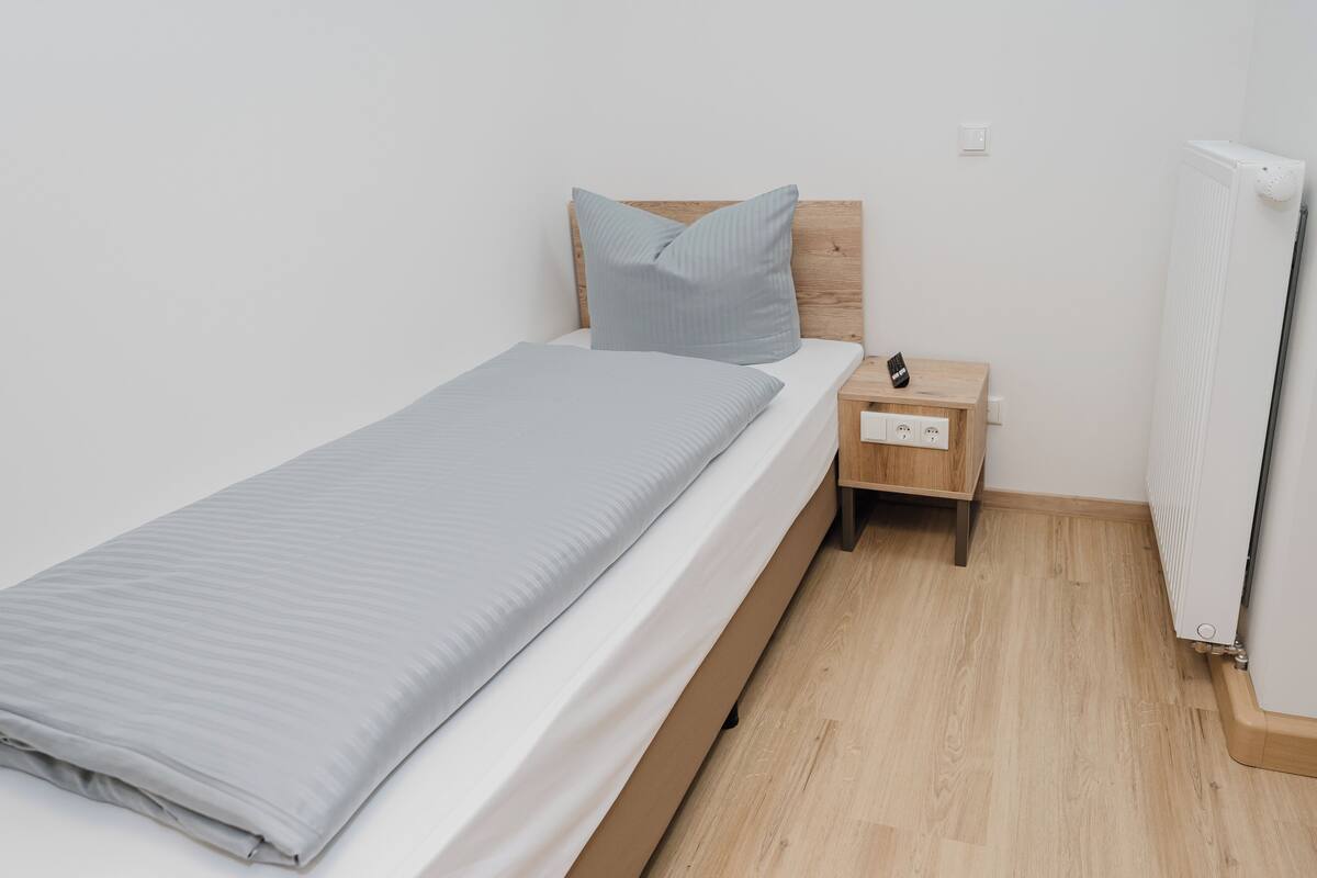 Habitación individual clásica | Espacio para trabajar con un portátil y wifi gratis