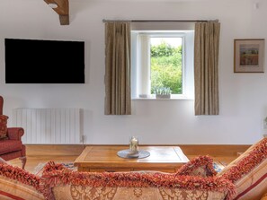 Fernseher, Kamin