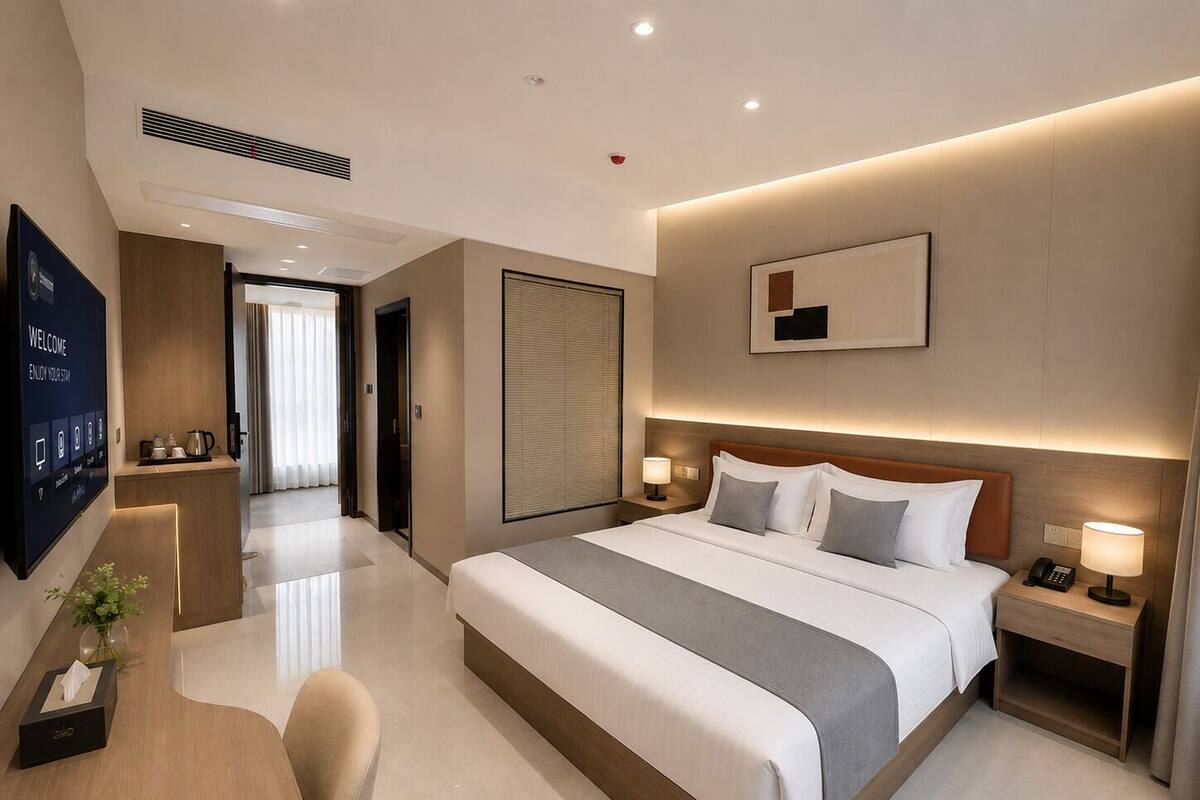 Chambre Double Deluxe, vue jardin | Wi-Fi gratuit