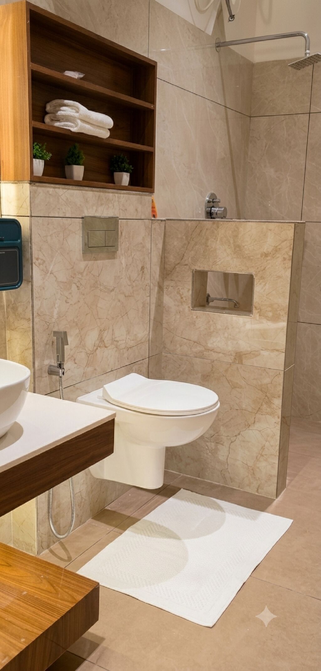 Chambre Deluxe, 1 grand lit, patio, en bord de plage | Salle de bain | Douche, serviettes fournies, savon, shampoing