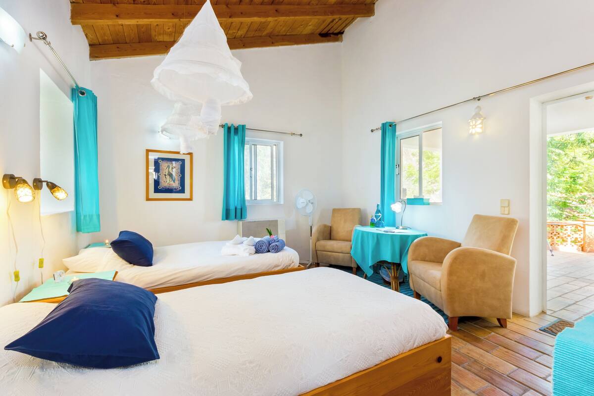 Standard Double or Twin Room, Patio, Garden View