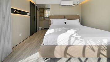 1 室のベッドルーム、アイロン / アイロン台、WiFi、ベッドシーツ