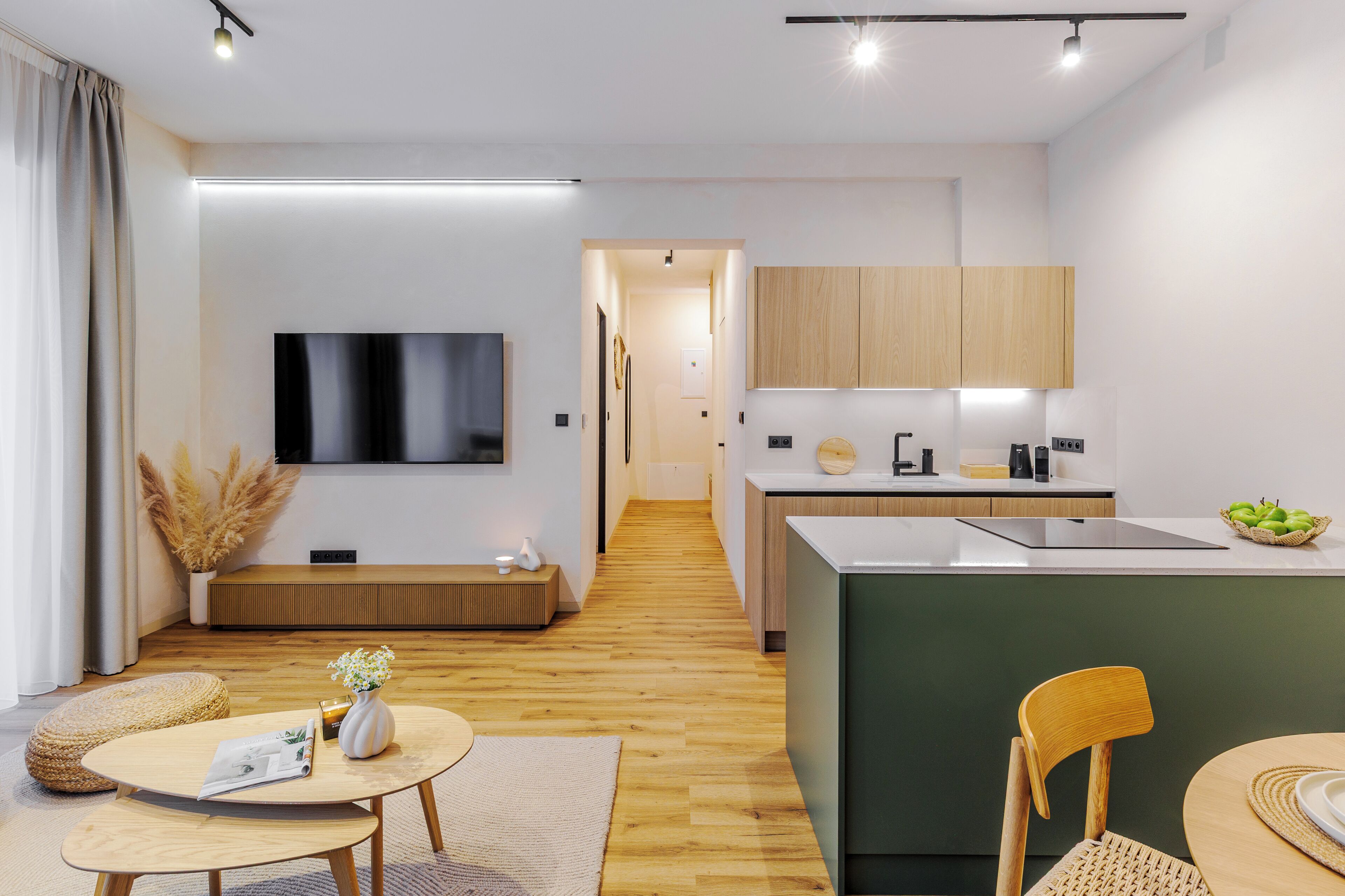 Departamento Deluxe, balcón, vista al jardín (BOHO) | Interior
