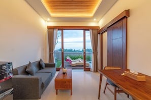 Villa – honeymoon, 1 soverom, privat basseng | Oppholdsområde