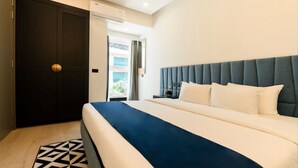 Luxury Double Room, City View | WiFi (free), bed sheets - Calangute Heights (Calangute)