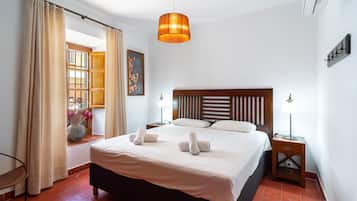3 dormitorios, cunas (de pago), ropa de cama