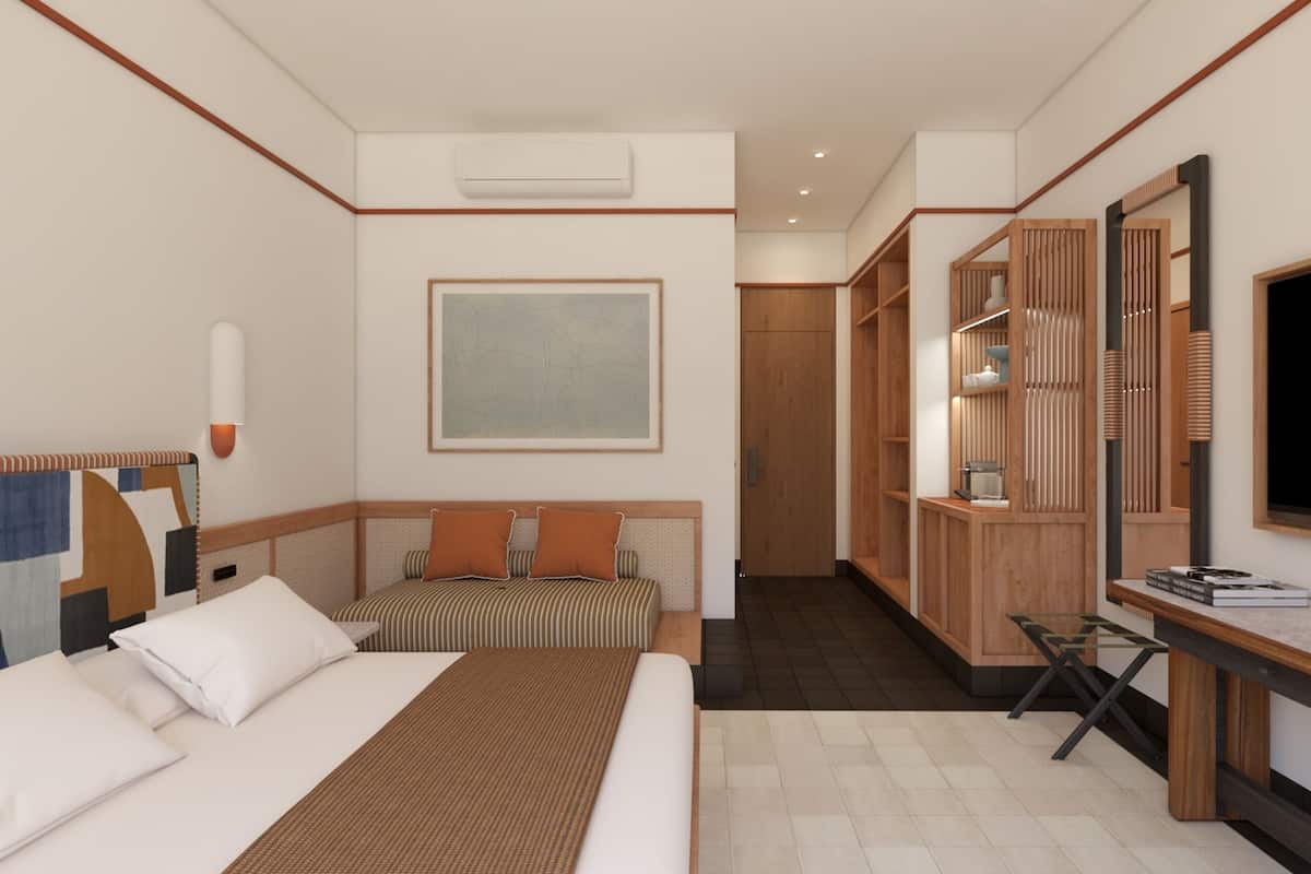 Minibar, két bảo mật tại phòng, bàn, màn/rèm cản sáng 