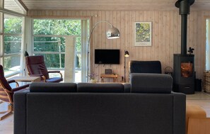 Fernseher, Kamin