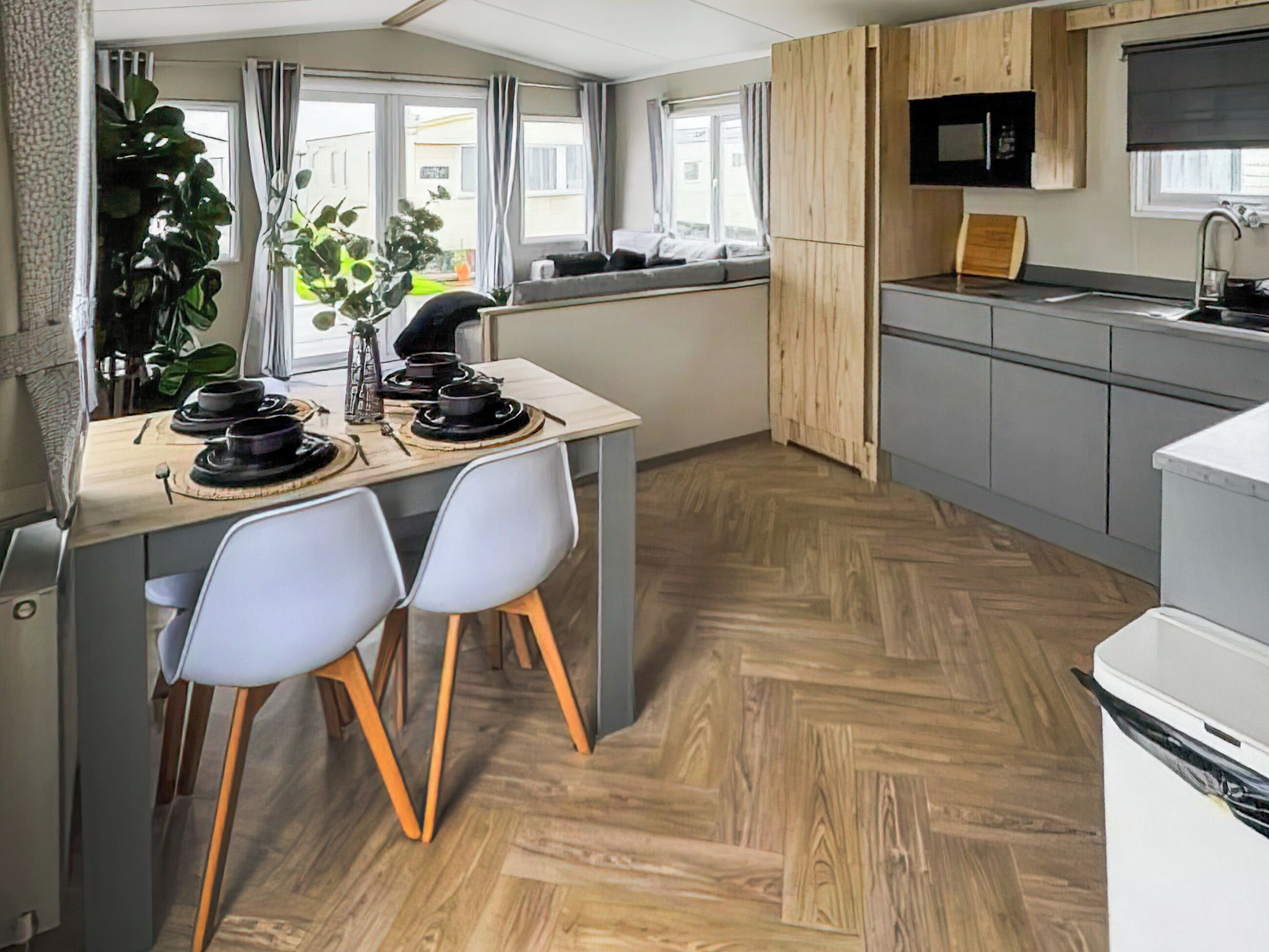 Open plan living space | Victory Silverwood - North Wales Holidays, Towyn