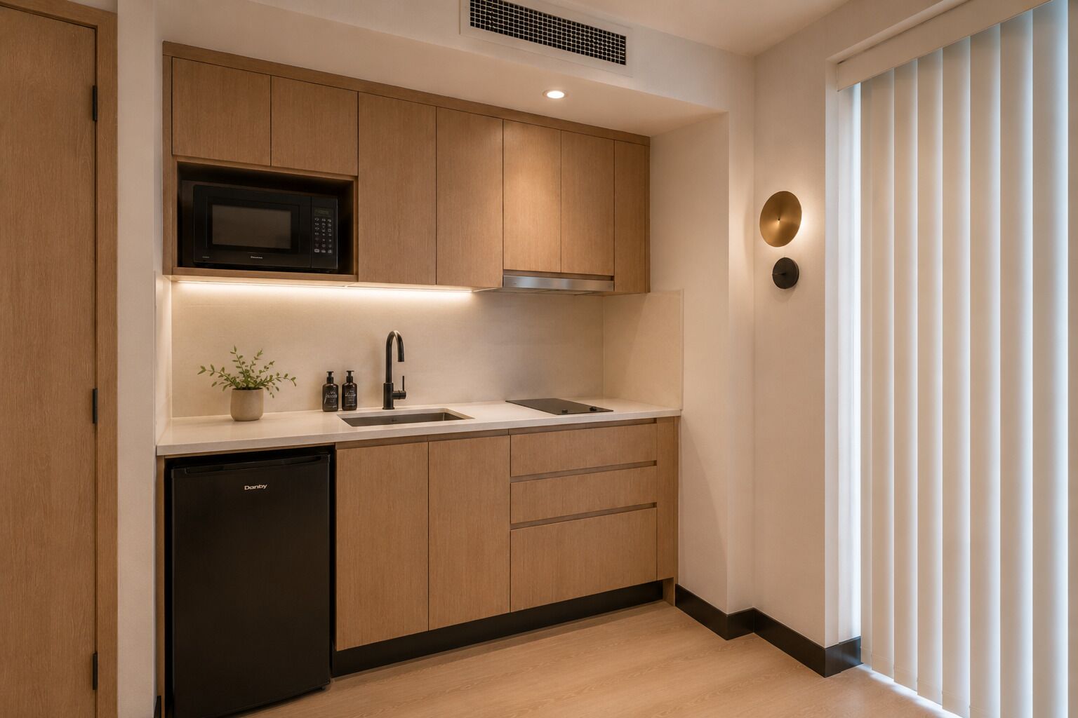 Condo | Dapur peribadi | Peti sejuk, ketuhar gelombang mikro, ketuhar, dapur 