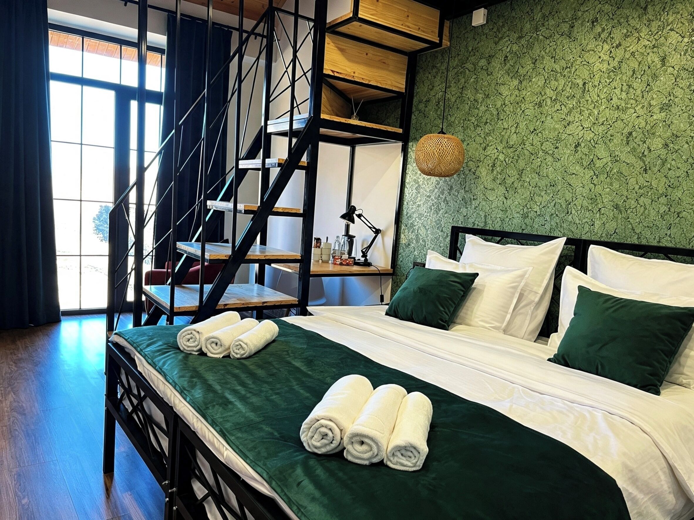 Suite classique | Literie hypoallergénique, lit avec matelas en mousse à mémoire