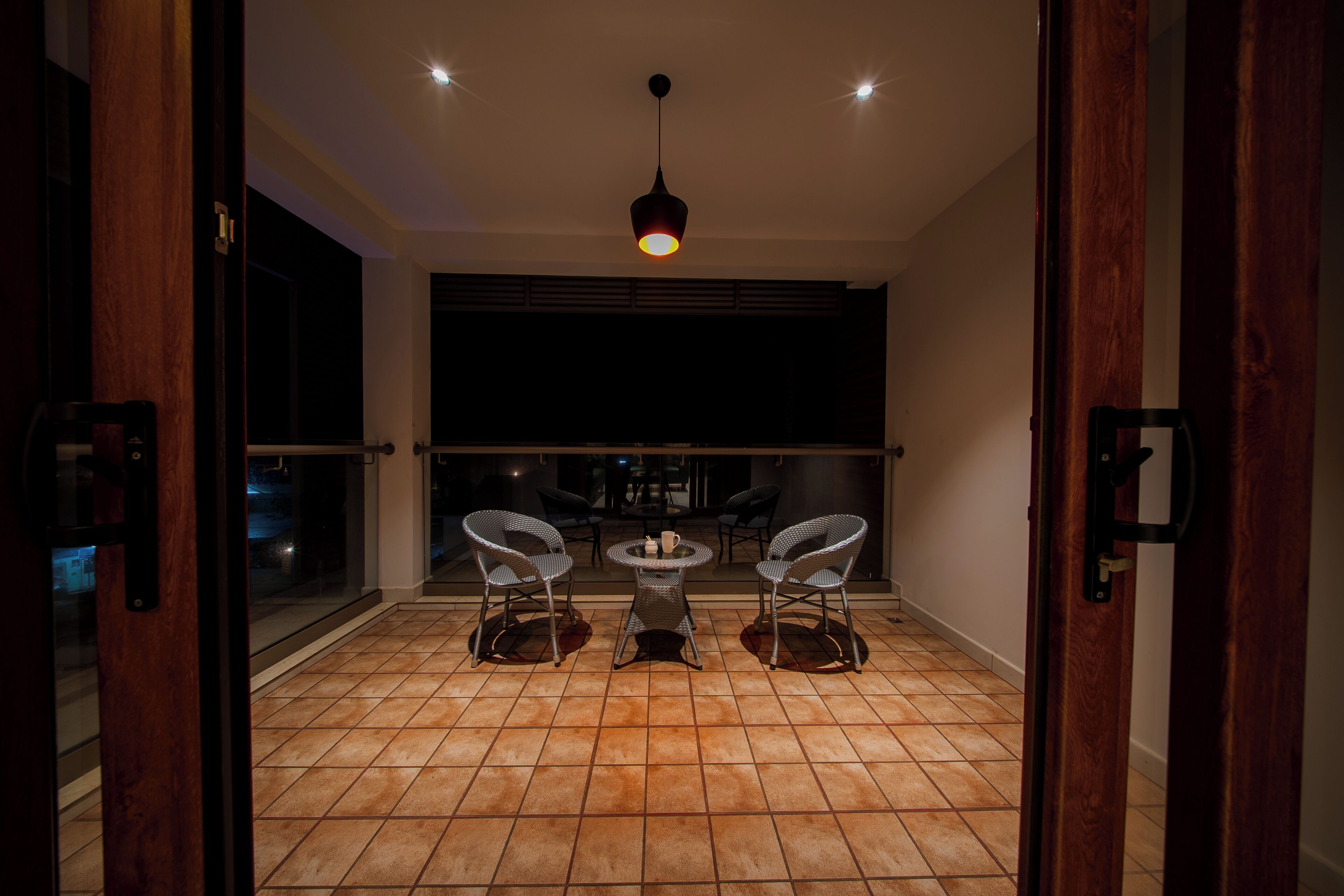 Kamar Double Mewah, pemandangan laut | Balkon