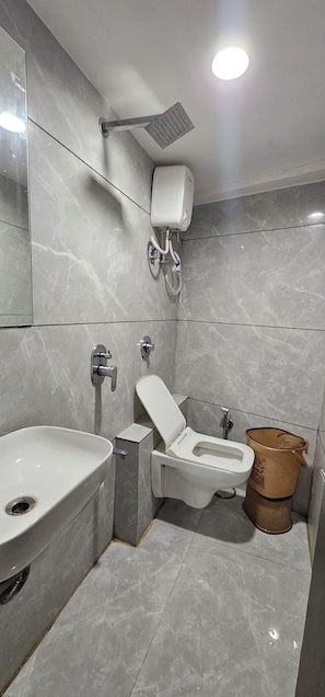 Double Room, City View | Bathroom | Shower, free toiletries, towels, soap - Hotel Royal (Ahmedabad)