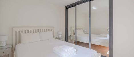 1 bedroom, iron/ironing board, Internet, bed sheets