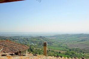 Blick von der Unterkunft