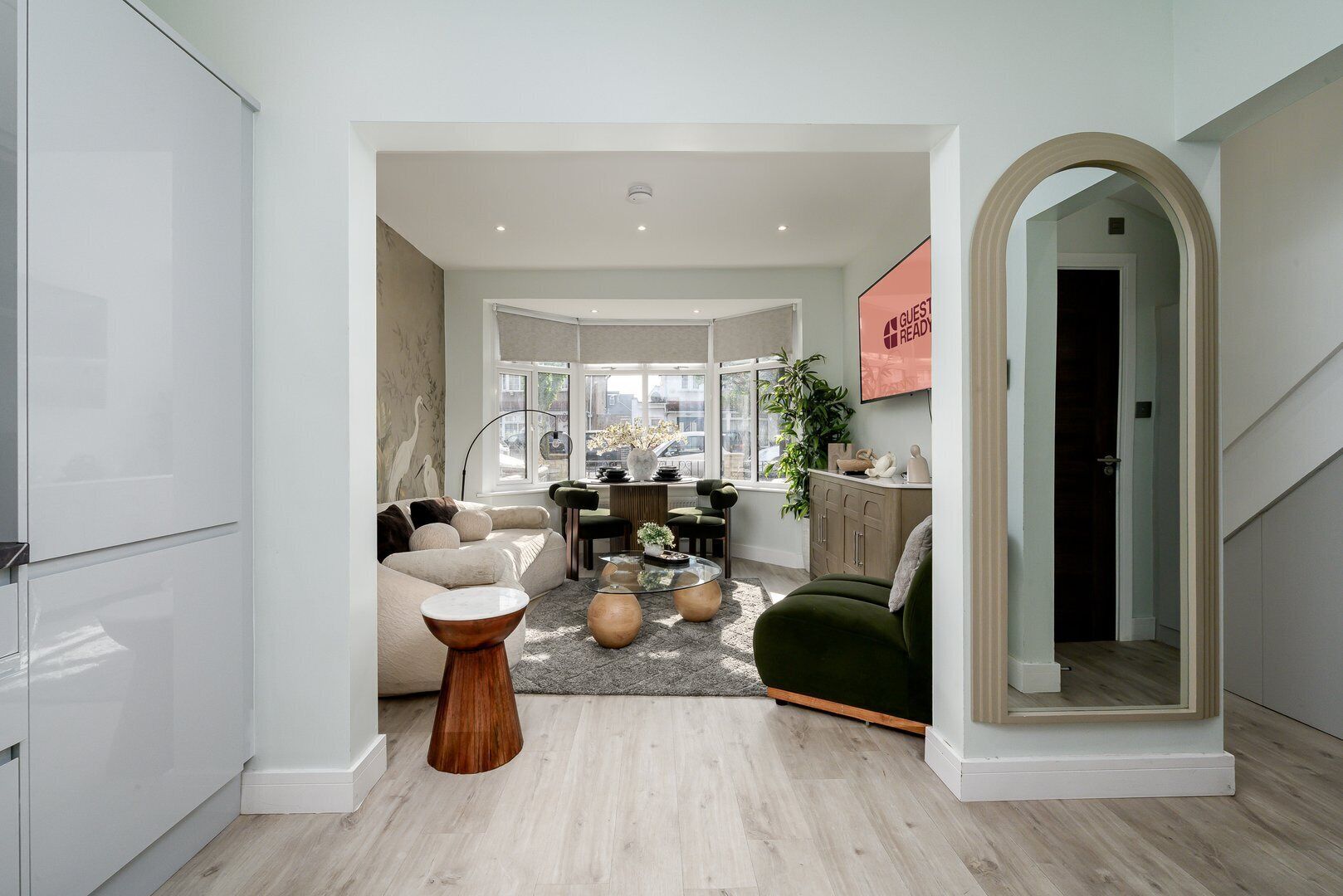 Apartment (Two-Bedroom Apartment) | Desk, laptop workspace, iron/ironing board, free WiFi