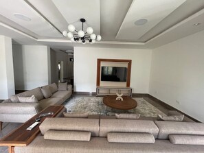家庭客房, 露台, 城市景 | 客廳
