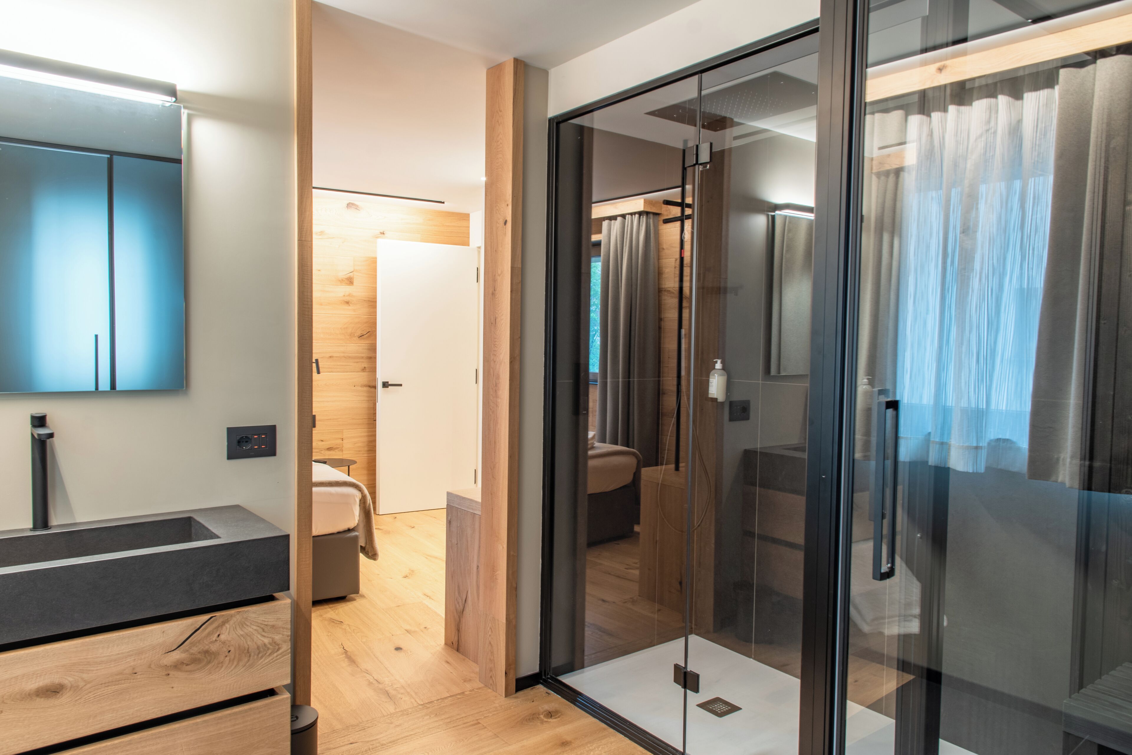 Deluxe-Apartment, Bergblick | Badezimmer