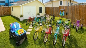House (3 Bedrooms) | Interior - 1 Block to Beach: Fire Pit, Outdoor Kitchen, Bikes (Galveston)