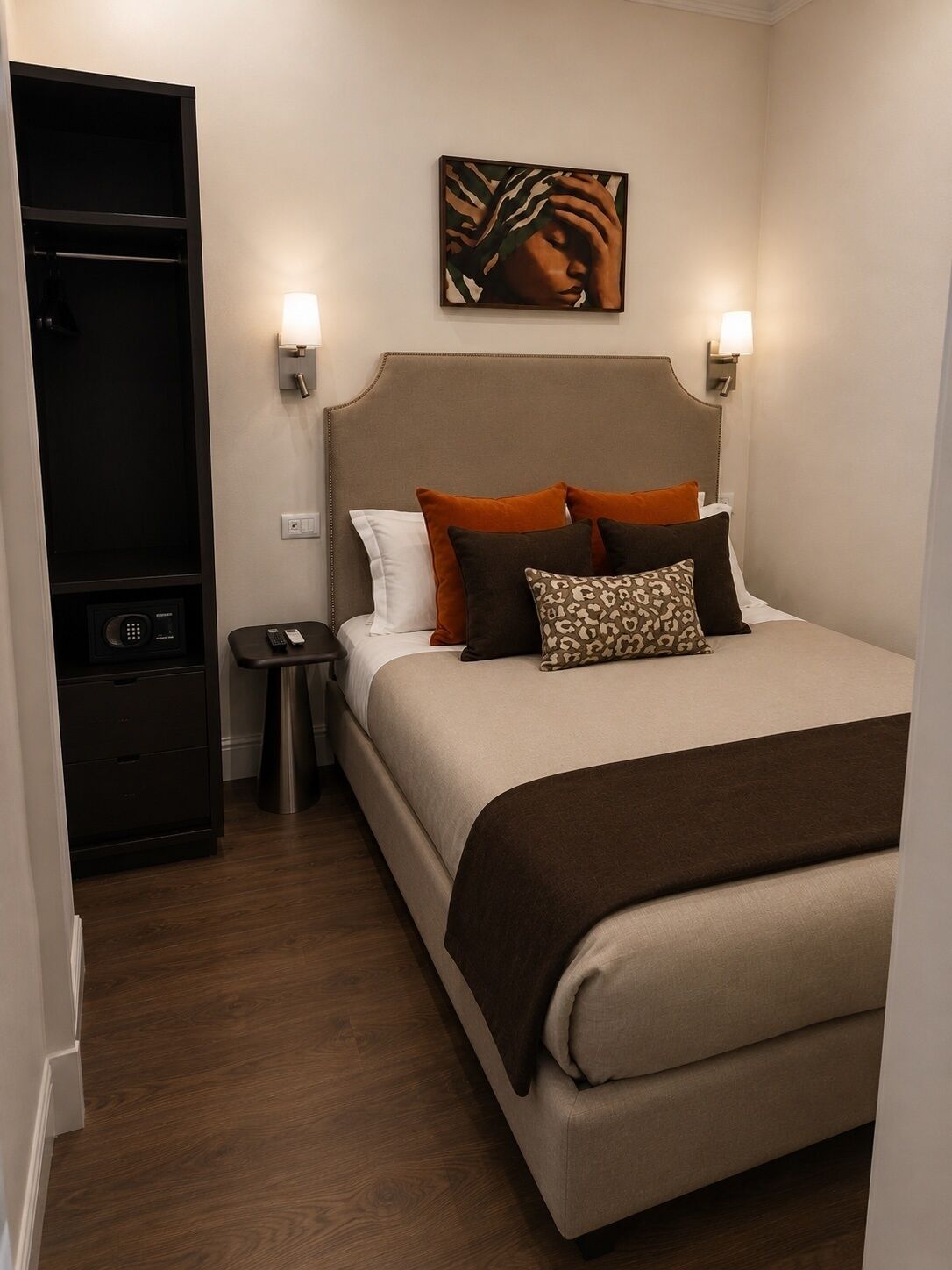 Literie de qualité supérieure, couette en duvet d'oie, minibar