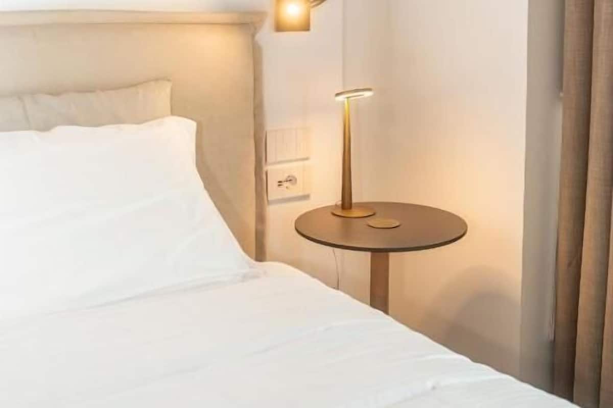 Minibar (free items), in-room safe, desk, laptop workspace