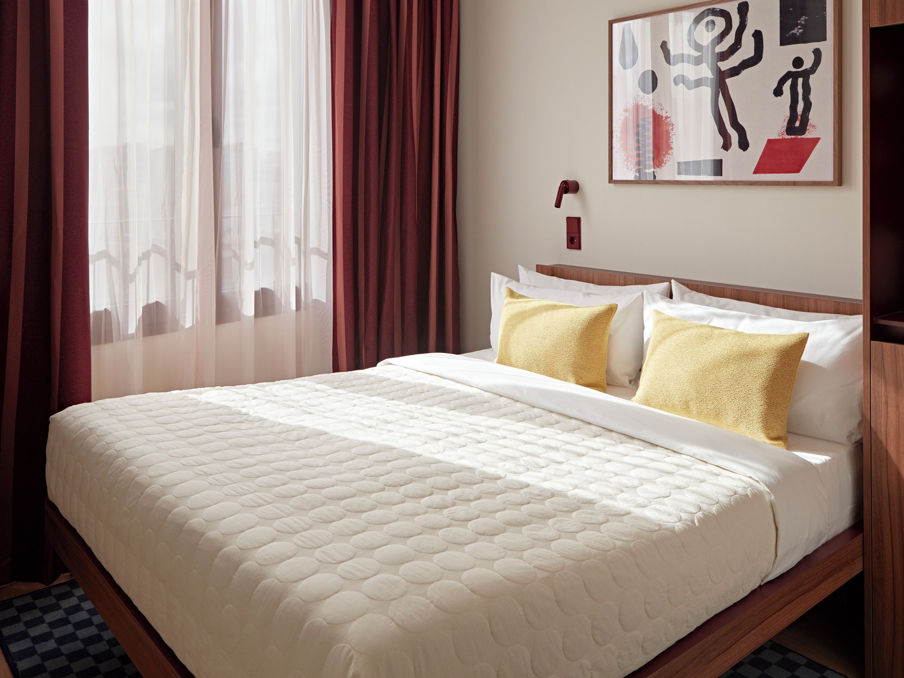 In-room safe, blackout curtains, iron/ironing board (on request)